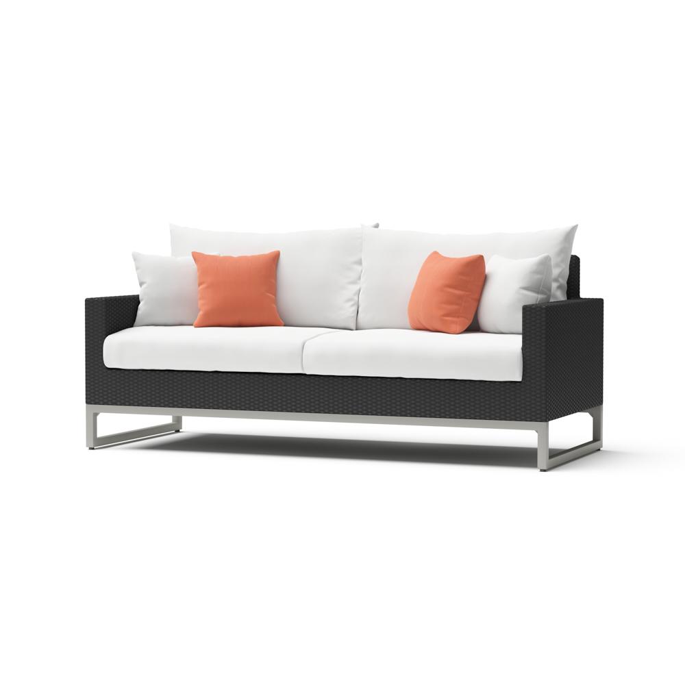 MiloÃ¢Â„Â¢ Espresso 78in Sofa - Cast Coral