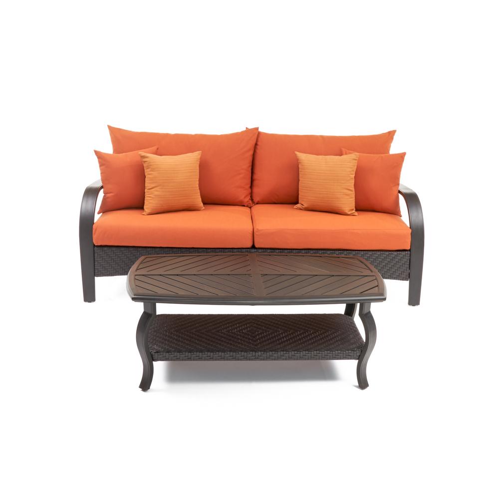 BarceloÃ¢Â„Â¢ Sofa & Coffee Table - Tikka Orange