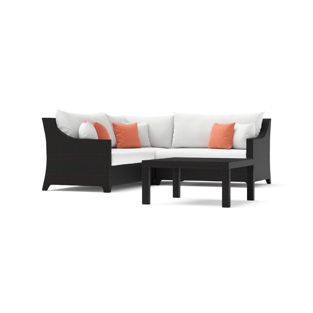 DecoÃ¢Â„Â¢ 4 Piece Sectional and Table - Cast Coral