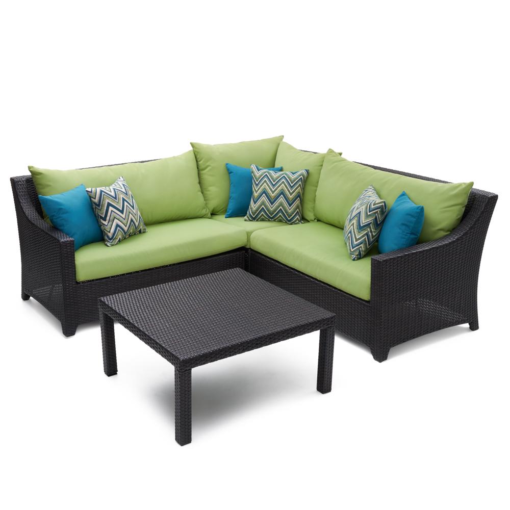 DecoÃ¢Â„Â¢ 4 Piece Sectional and Table - Ginkgo Green