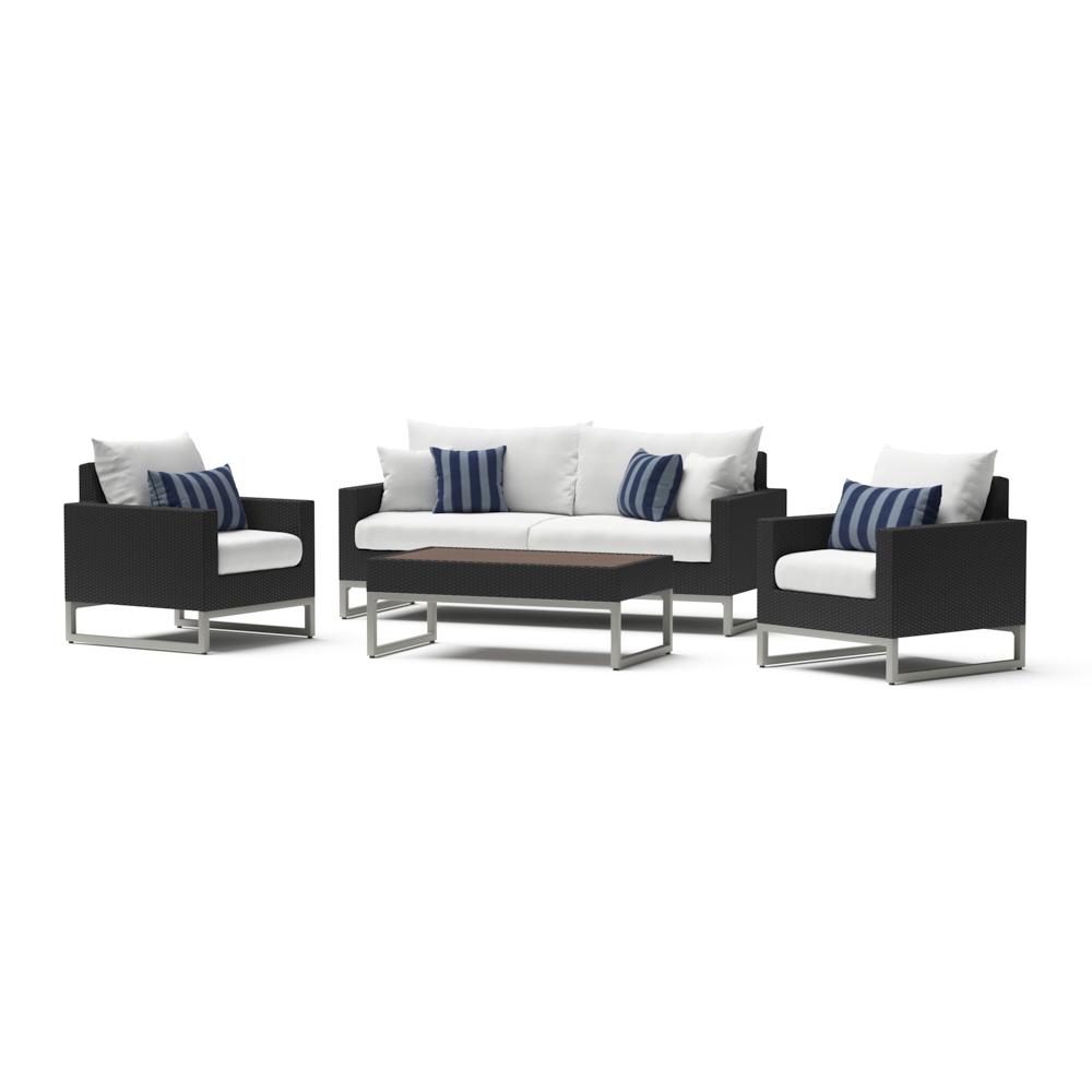 MiloÃ¢Â„Â¢ Espresso 4 Piece Seating Set - Centered Ink