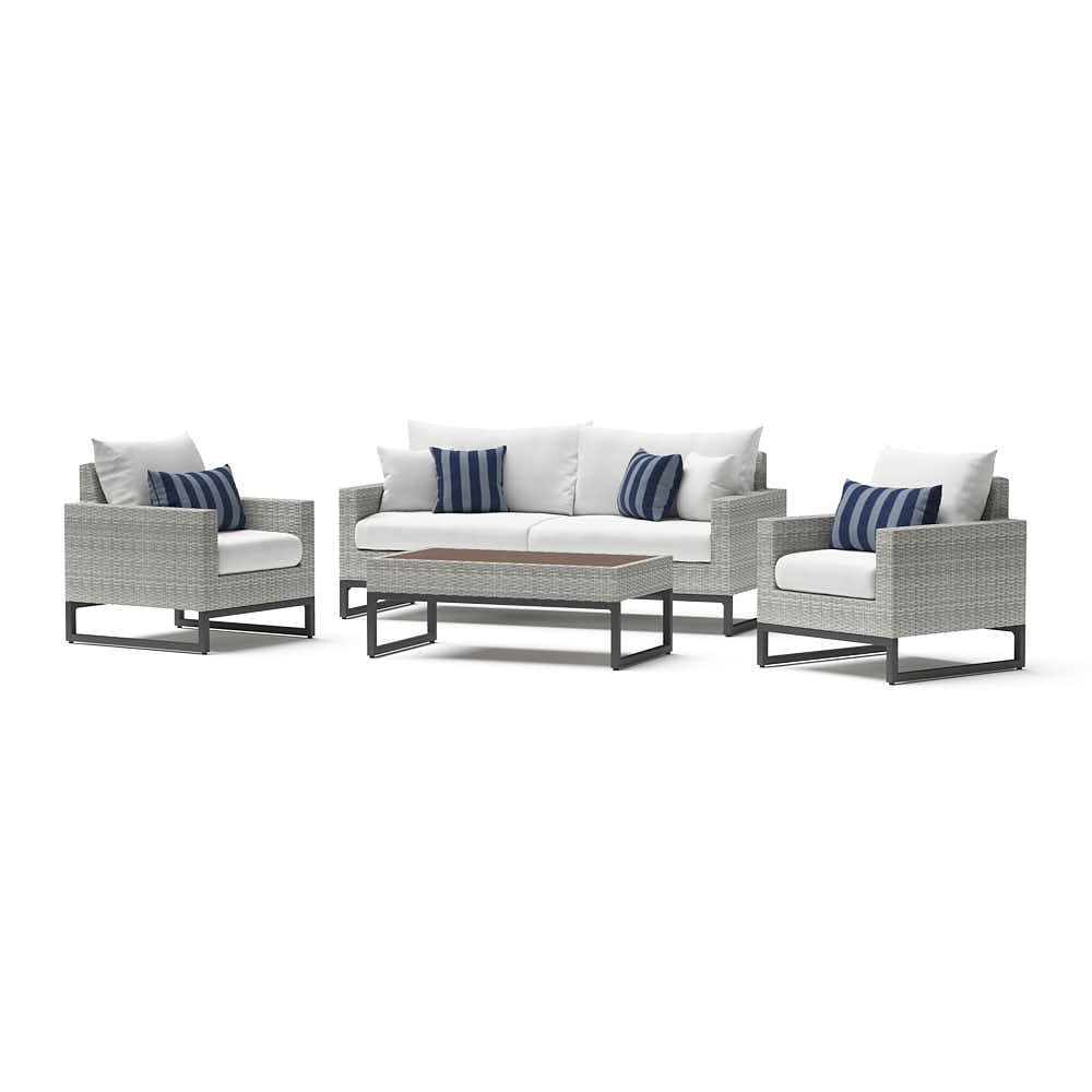 MiloÃ¢Â„Â¢ Gray 4 Piece Seating Set - Centered Ink