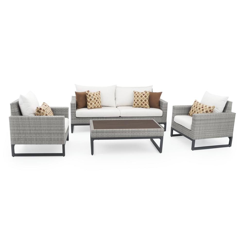 MiloÃ¢Â„Â¢ Gray 4 Piece Seating Set - Moroccan Cream