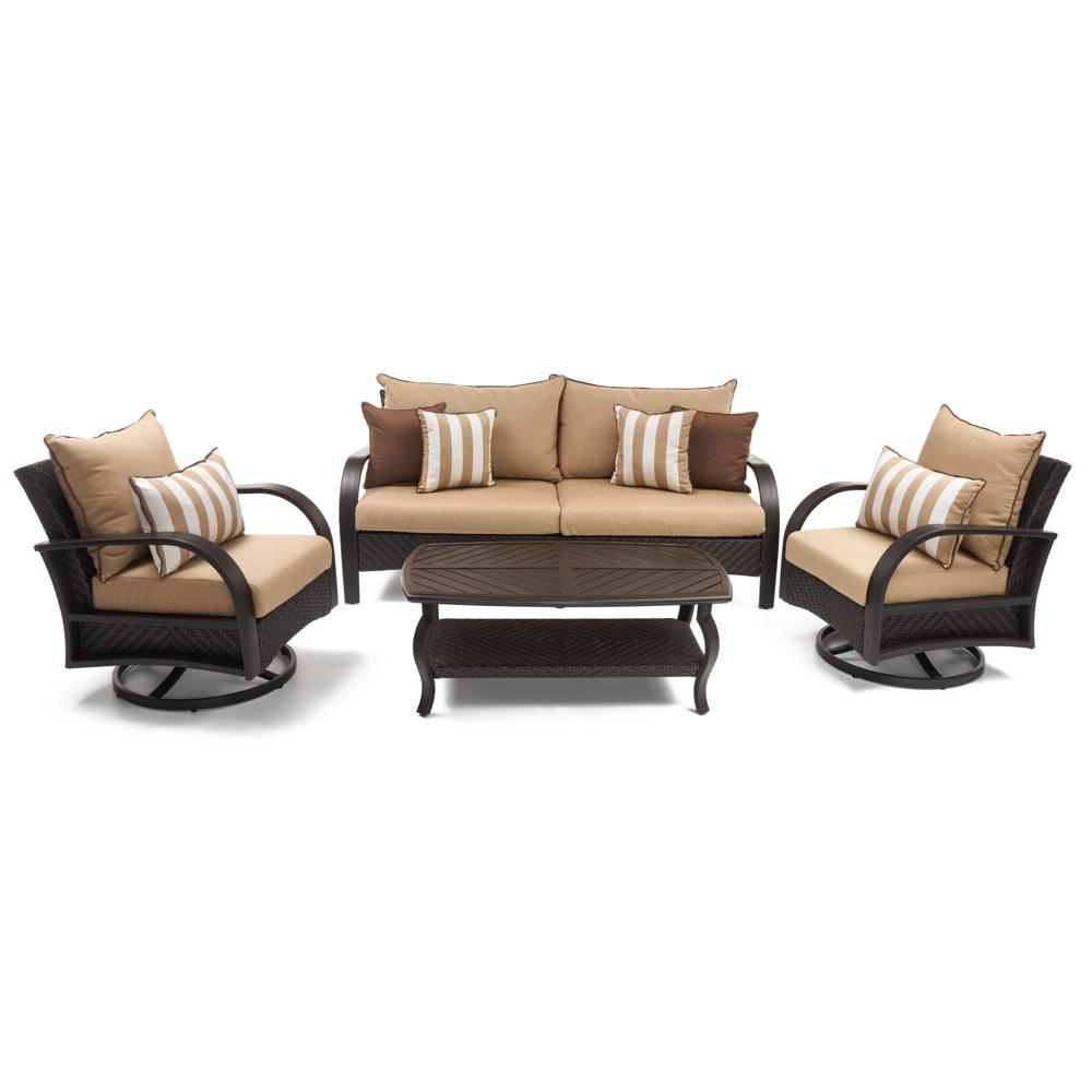 BarceloÃ¢Â„Â¢ 4 Piece SunbrellaÃ‚Â® Outdoor Motion Seating Set - Maxim Beige