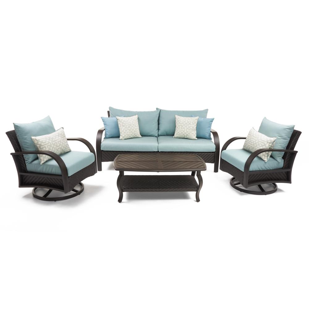 BarceloÃ¢Â„Â¢ 4 Piece Motion Club & Sofa Set - Spa Blue