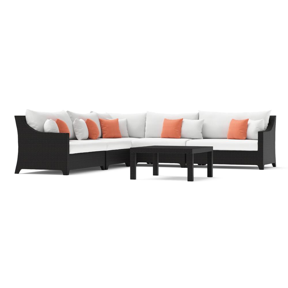 DecoÃ¢Â„Â¢ 6 Piece Sectional and Table - Cast Coral