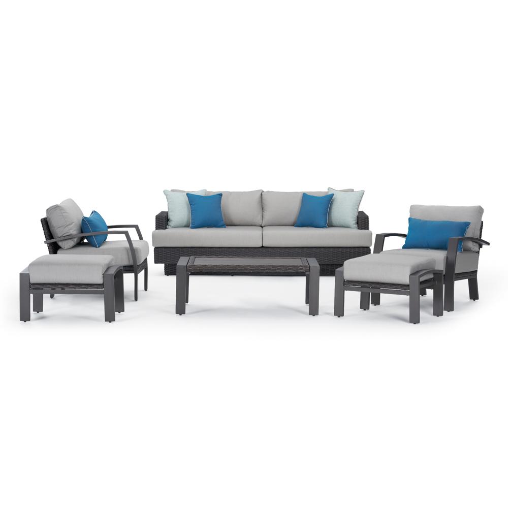 PortofinoÃ‚Â® Repose 6 Piece SunbrellaÃ‚Â® Outdoor Seating Set - Dove