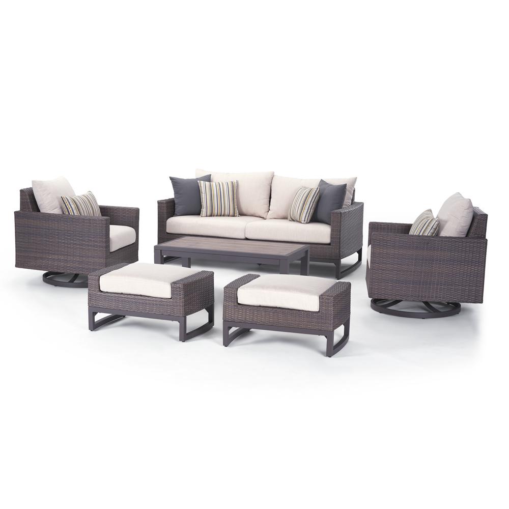 MileaÃ¢Â„Â¢ 6 Piece Motion Seating Set - Natural Beige