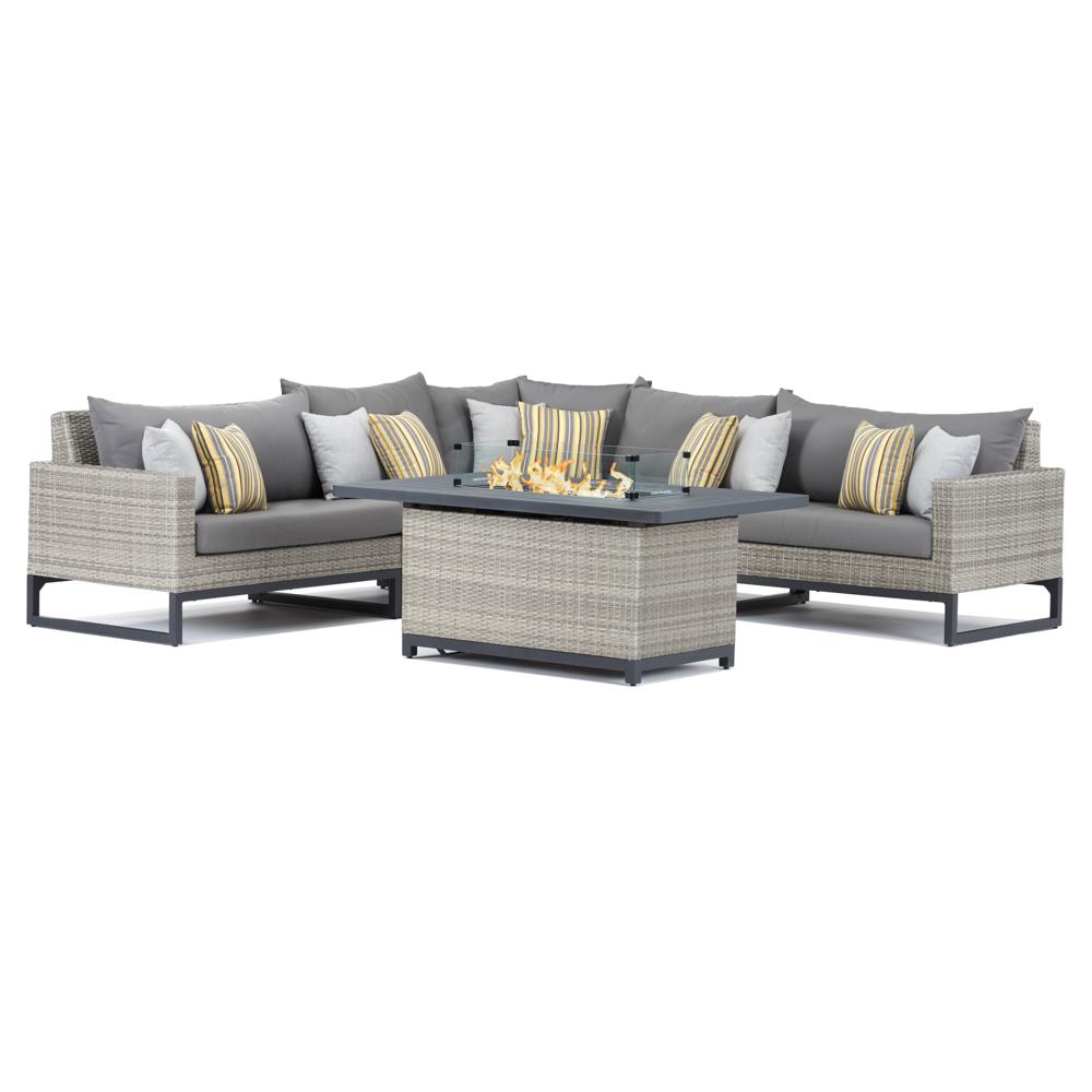 MiloÃ¢Â„Â¢ Gray 6 Piece Fire Sectional - Charcoal Gray