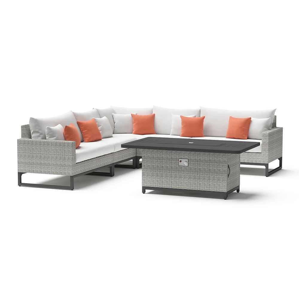 MiloÃ¢Â„Â¢ Gray 6 Piece Fire Sectional - Cast Coral