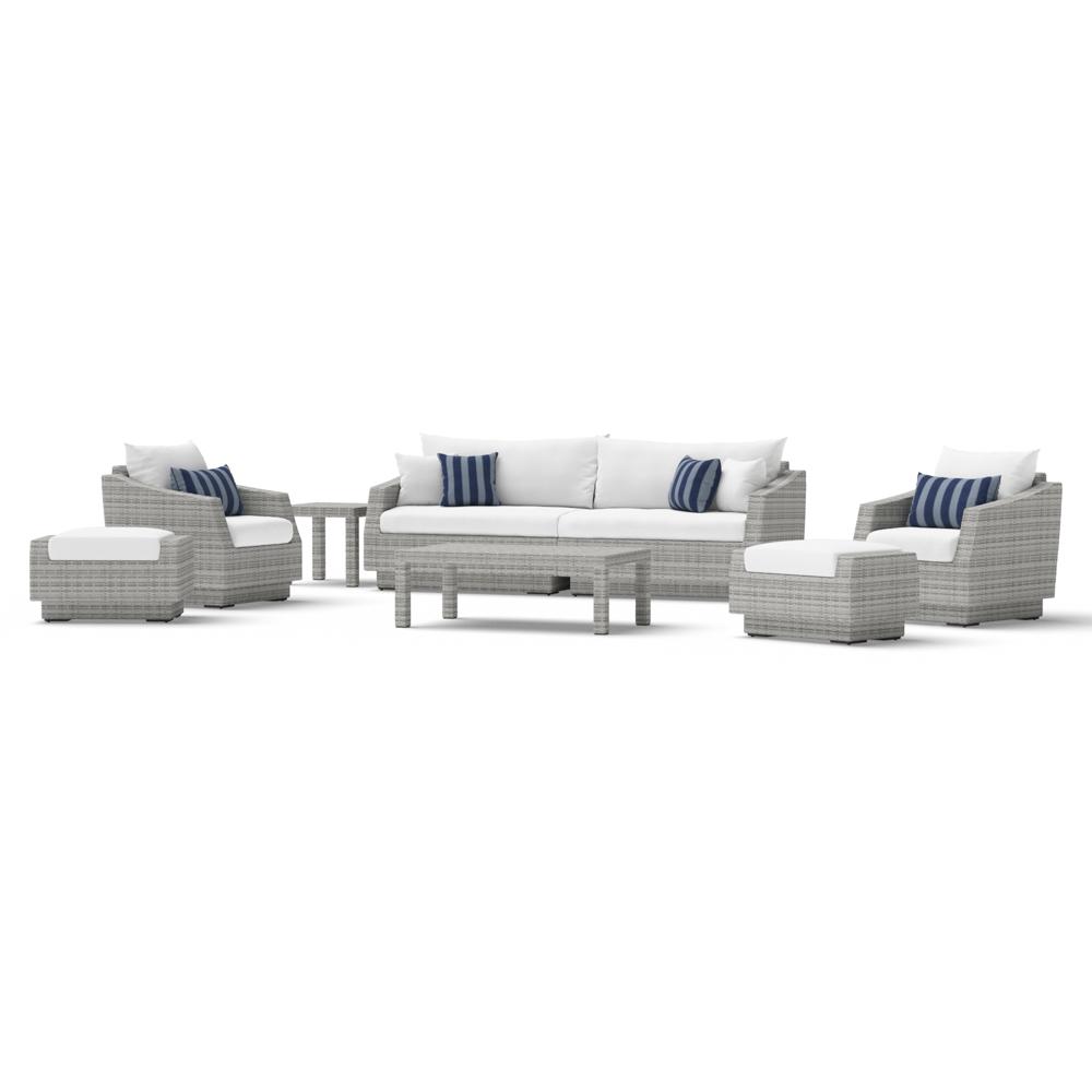 CannesÃ¢Â„Â¢ 8 Piece Sofa & Club Chair Set - Centered Ink