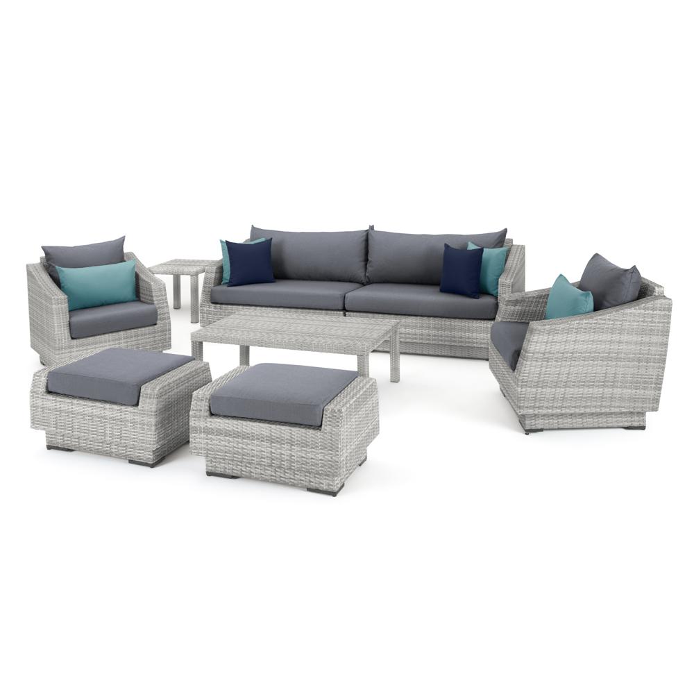 CannesÃ¢Â„Â¢ 8 Piece Outdoor Sofa & Club Chair Set - Gray