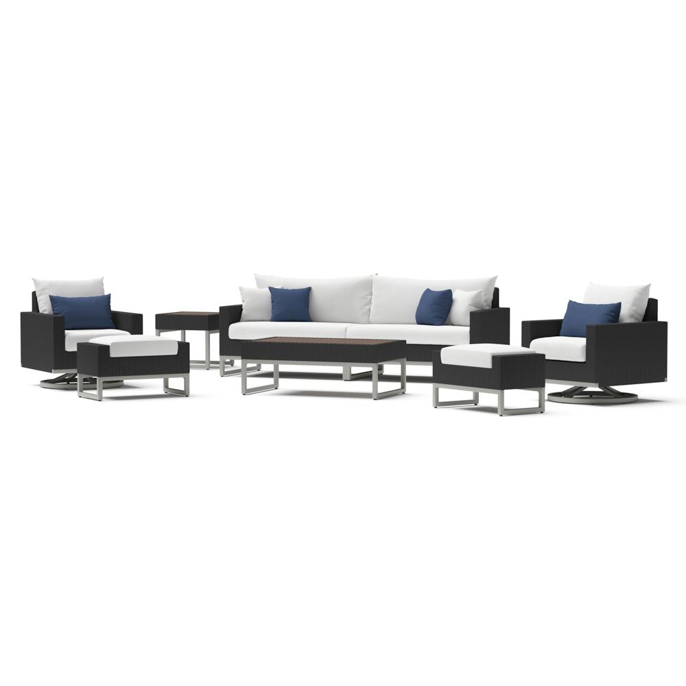 MiloÃ¢Â„Â¢ Espresso 8 Piece Motion Seating Set - Bliss Ink