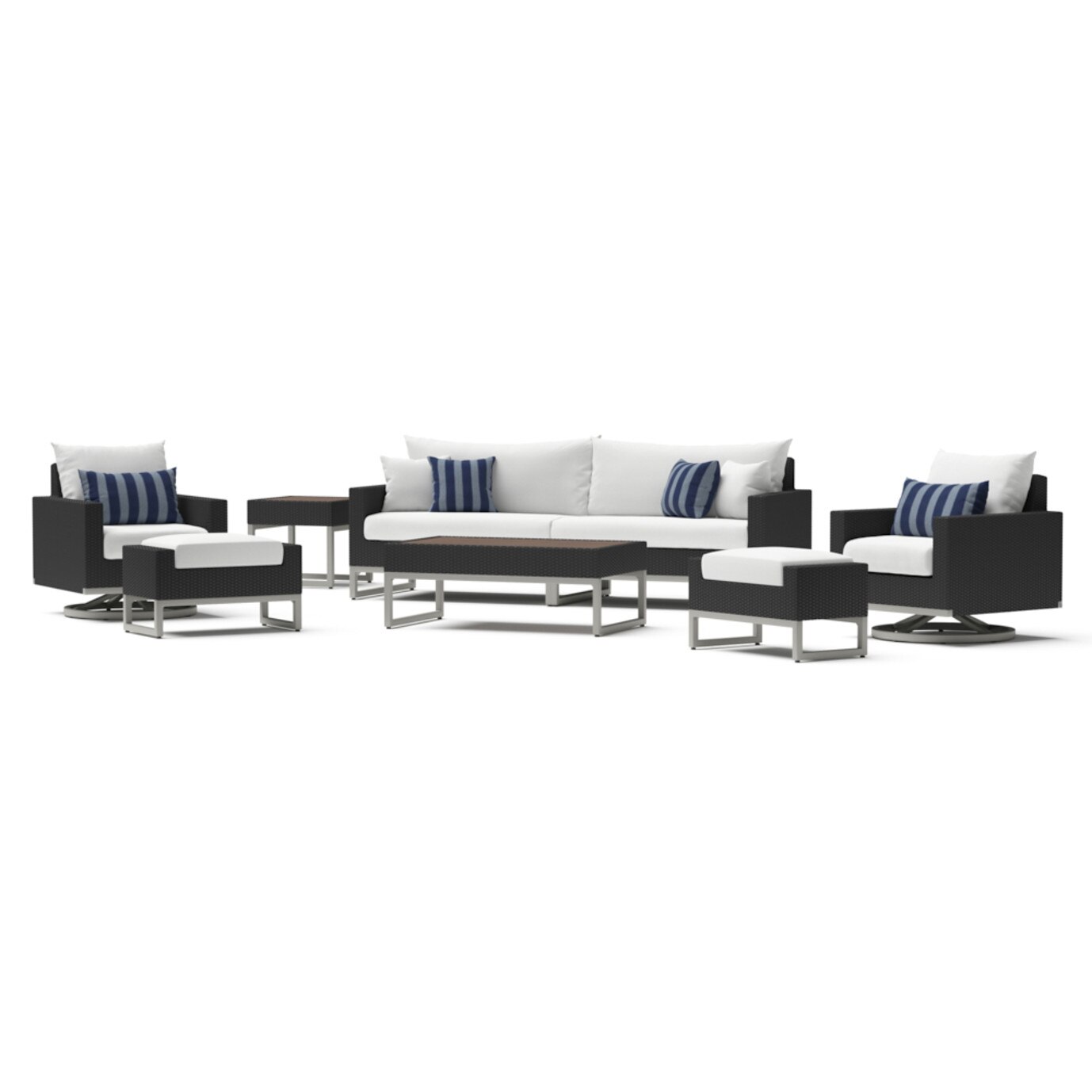 Milo™ Espresso 8 Piece Motion Seating Set