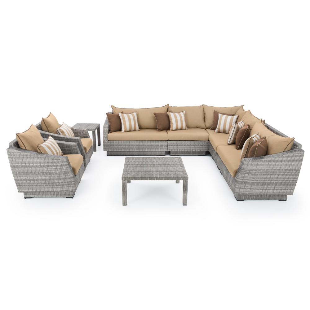 CannesÃ¢Â„Â¢ 9 Piece Sectional & Table - Maxim Beige