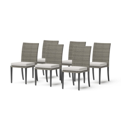 Vistano™ Set of 6 Sunbrella® Armless Dining Chairs