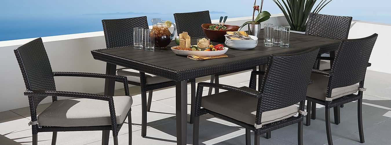 portofino 7 piece dining set