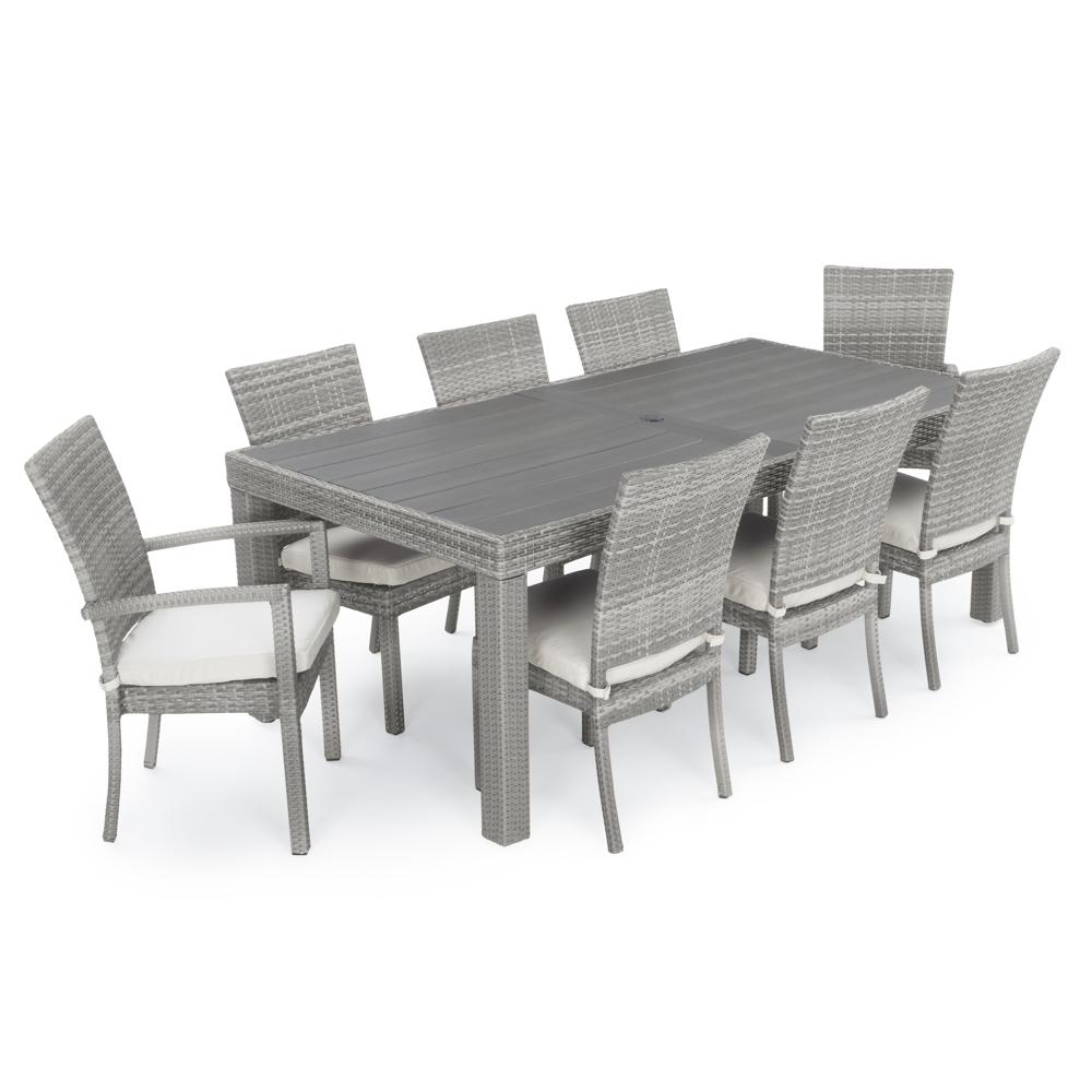 CannesÃ¢Â„Â¢ 9 Piece SunbrellaÃ‚Â® Outdoor Dining Set - Moroccan Cream