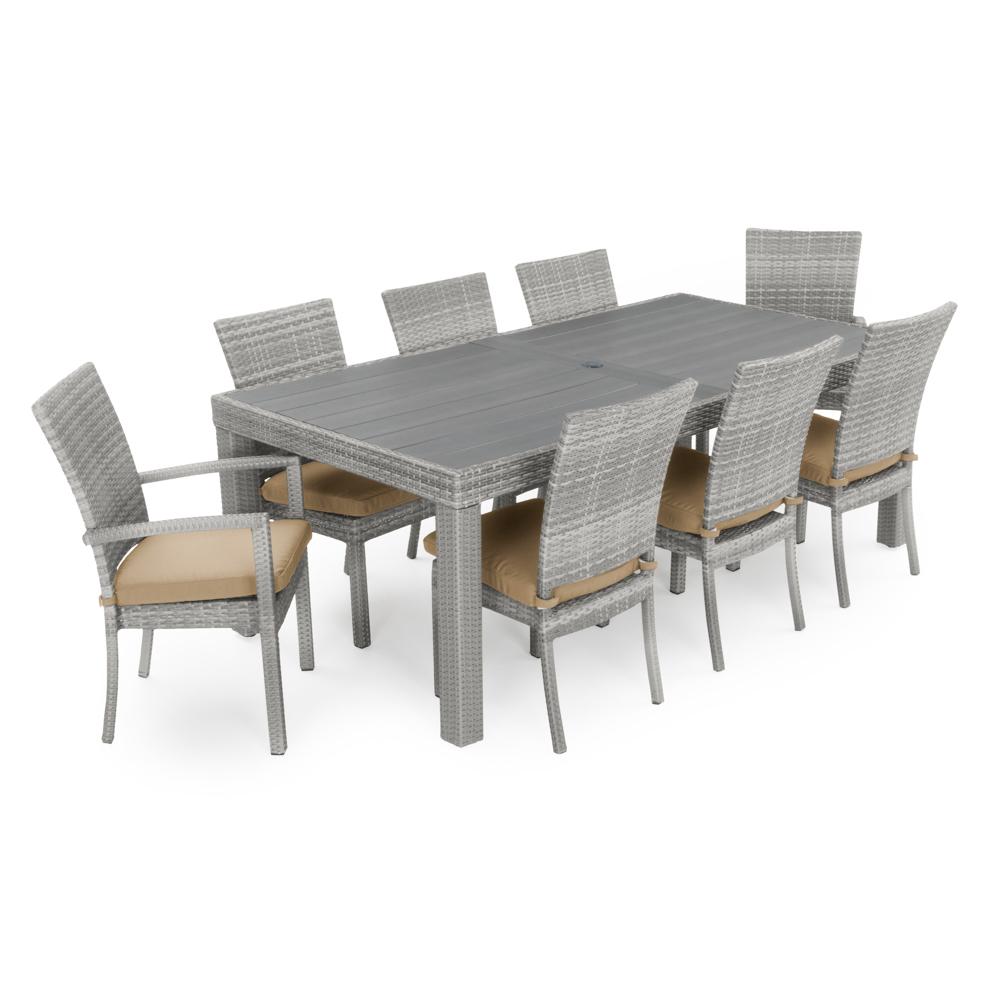 CannesÃ¢Â„Â¢ 9 Piece SunbrellaÃ‚Â® Outdoor Dining Set - Maxim Beige