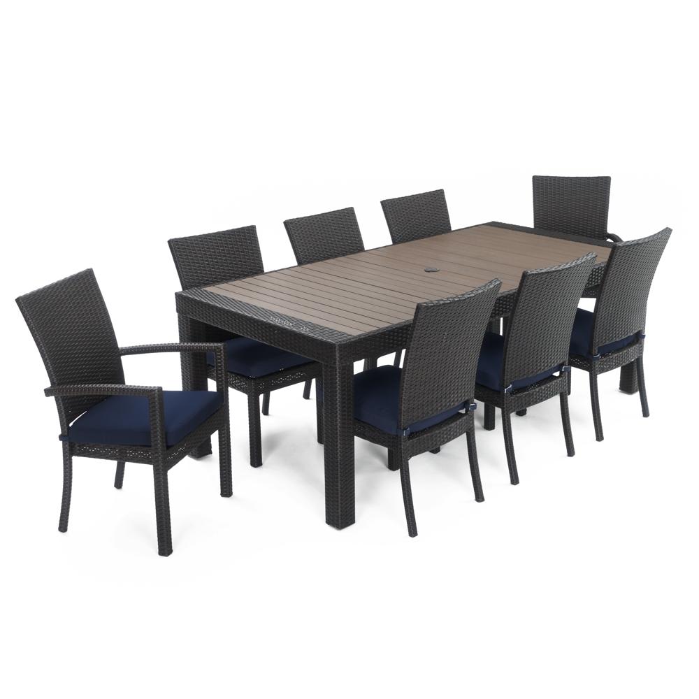 DecoÃ¢Â„Â¢ 9 Piece SunbrellaÃ‚Â® Outdoor Dining Set - Navy Blue