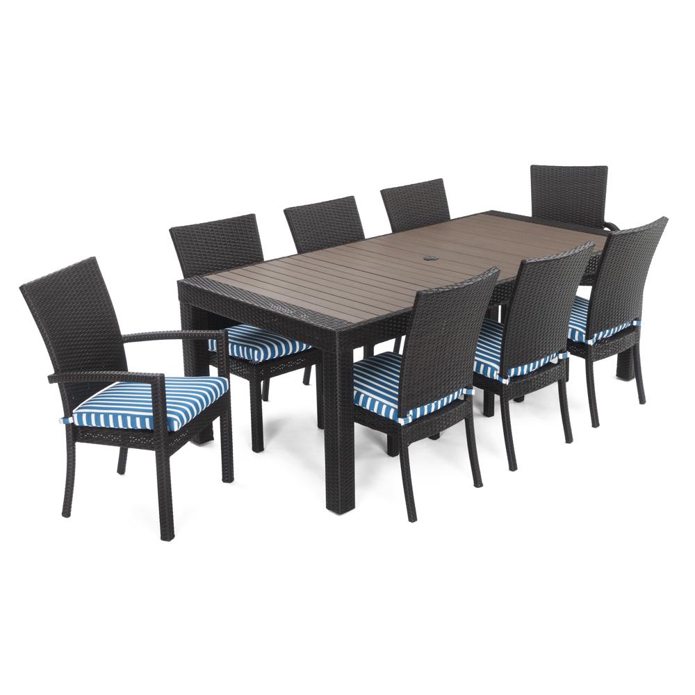 DecoÃ¢Â„Â¢ 9 Piece SunbrellaÃ‚Â® Outdoor Dining Set - Regatta Blue