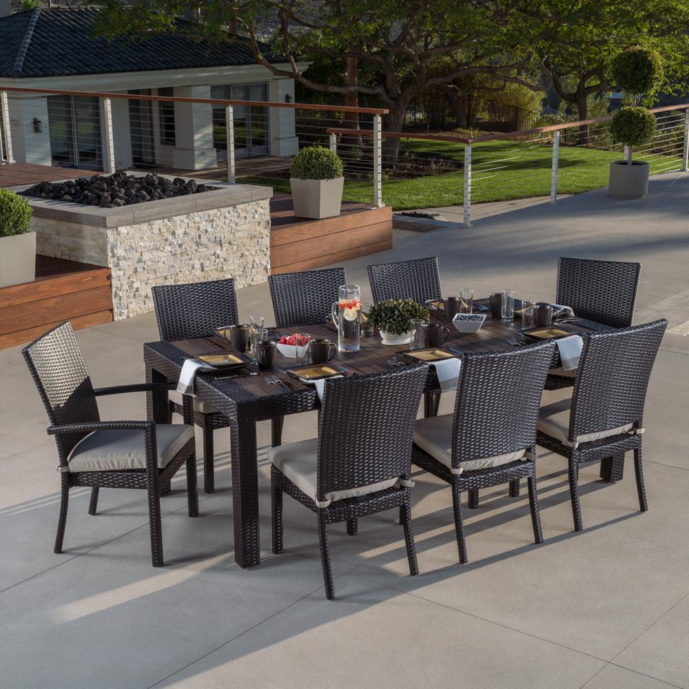 Deco 9pc Dining Set - Slate Grey | RST Brands