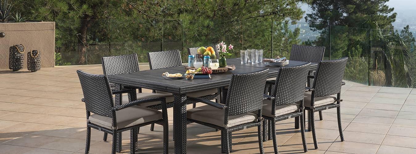 portofino 9 piece dining set