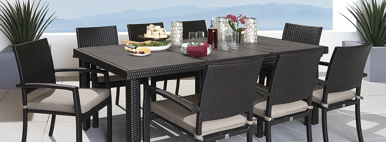 portofino 9 piece dining set