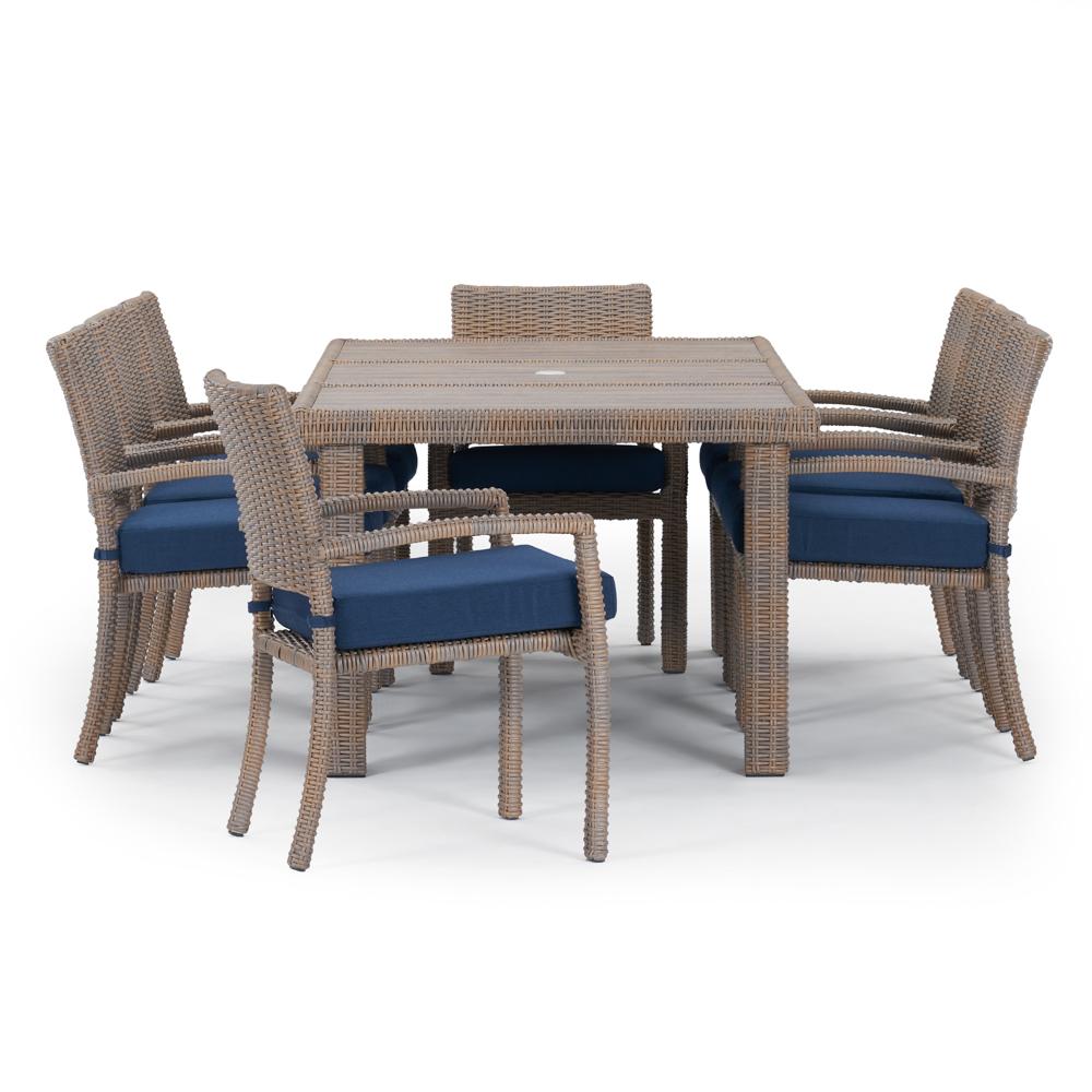 Portofinoportofino Repose 9 Piece Dining Set Laguna Blue Outdoor Furniture By Rst Brands Dailymail