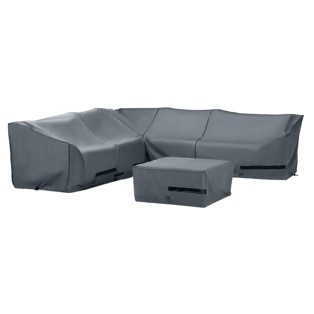 PortofinoÃ‚Â® Comfort 6 Piece Stone Sectional  Furniture Cover Set