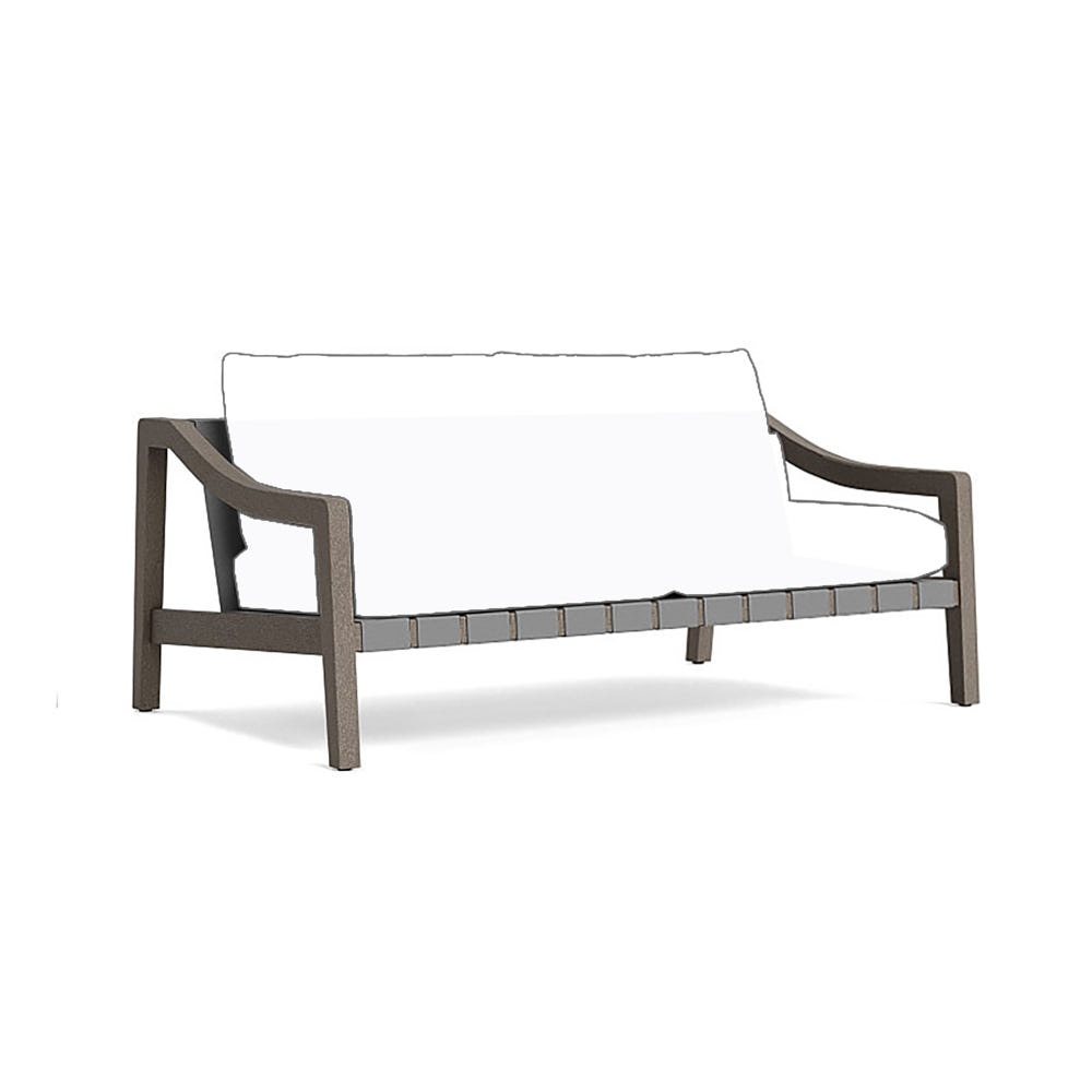 Del Mar Outdoor 72" Sofa Frame - Weathered Teak